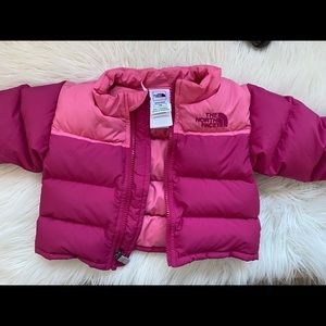 North face baby puffer 3-6 months